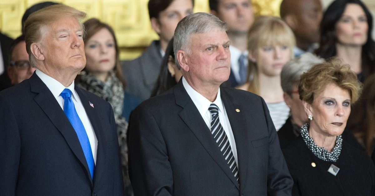 Franklin Graham Says Trump Critics Should 'Give it a Rest' following New Calls for Impeachment